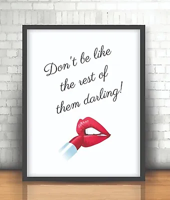 Inspirational Quote Coco Chanel A4 Typography Decor Gift Print Gift Wall Decor • £12.70