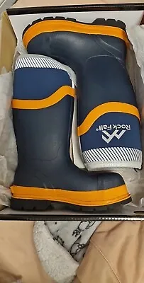 Rock Fall Silt Neoprene Safety Wellington Boots • £80