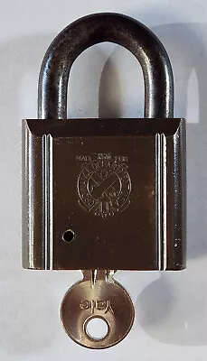 Vintage WWII Ordnance Department USA Yale Brass Lock With Key • $45