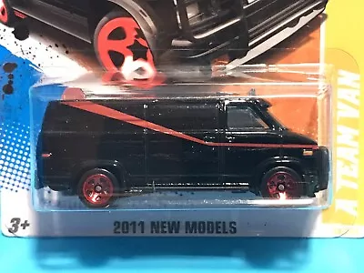 Hot Wheels A Team Black GMC Van 2011 New Models In Pro Case • $18.99