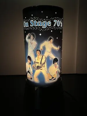 Spencers Elvis Presley On Stage 70's Rotating Lamp Light Rare Model 9521S • $39.99