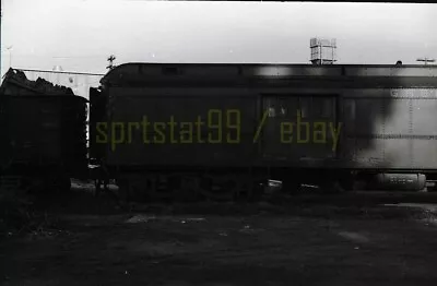 1972 GN Great Northern Baggage Car @ Anoka MN - Vintage Railroad Negative • $19.45