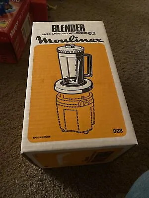 MOULINEX Blender Replacement #328 Works With Moulinette 76 • $20