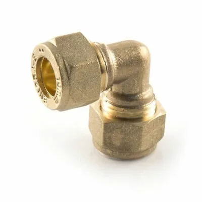 8mm Compression Elbow LPG Gas Copper Pipe Connector   • £4.50