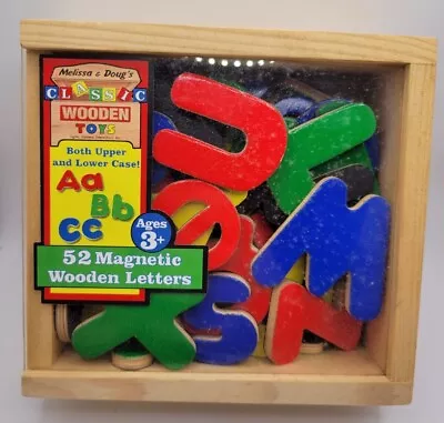 Melissa & Doug 37 Wooden Number Magnets In A Box • $9.95