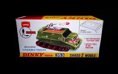 Dinky No.353 UFO Shado 2 C1971  Reproduction Box • $8.50