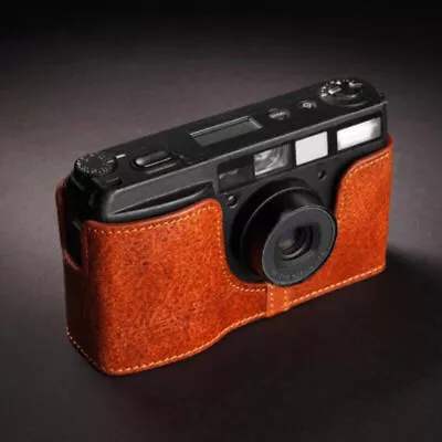 Genuine Leather Half Camera Case Bag Cover Handmade For Ricoh GR1V GR1S GR21 • $61.15