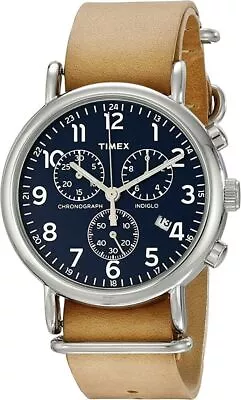 Timex Weekender Chronograph 40mm Blue - TW2P62300 • $45