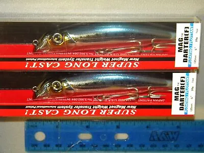 Yo-Zuri Mag Darter 5  Shallow Diving Striper Muskie Lure R1144-CIW Sardine Lot 2 • $23.99