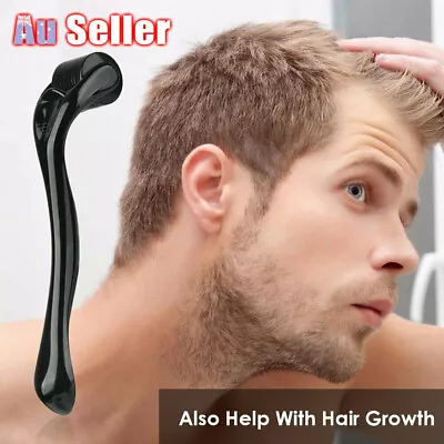 540 Titanium Micro Needle Derma Roller Beard Hair Regeneration Skin Care Growth • $12.75