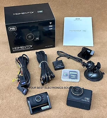 NEW Firstech / Momento M6 MD6200 Wi-Fi HD Front And Rear Dash Camera - Black • $239.90