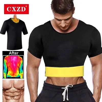Slimming Short Shirt Vest Shapers Men Garment Apparel Corset Control Body Shaper • $8.33