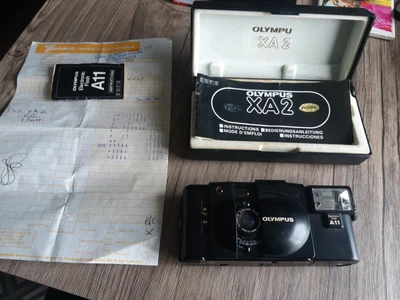 £27.30 • Buy Vintage Olympus XA2 35mm Compact Film Camera & A11 Electronic Flash