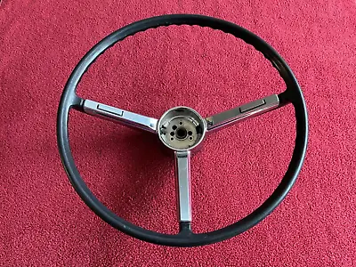 Original 1967 Chevrolet Chevelle Malibu ElCamino Black Steering Wheel GM • $99.99