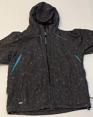 Volkl Ski Jacket Mens Nano Technology Stretch V15 Black & Turquoise Size XXL • $49.99