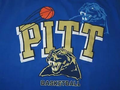 Vintage Alstyle Label - PITTSBURGH PITT PANTHERS Basketball (LG) T-Shirt • $30