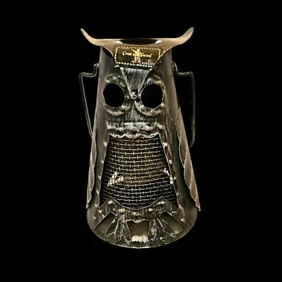 Vintage Metal Hanging Owl Candle Holder Mini Lantern 6  • $18