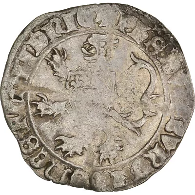 [#184449] Coin France Flanders Philippe Le Bon Gros VF(30-35) Silver Boud • $170.52