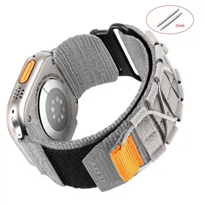 High Quality Loopback Nylon Watch Strap Rugged Sports Canvas Watch Band 20 22mm • £14.88