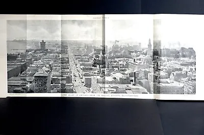 Heart Of  Chicago Skyline 1892 VIEW FROM The MASONIC BUILDING Extra Large Print • $250