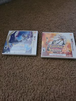 $80 • Buy Pokemon Sun & Moon Nintendo 3DS | Both Games |