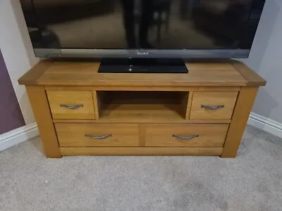 Next Cambridge Oak Corner TV Unit • £50