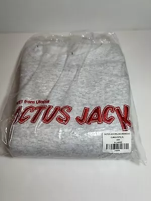 Travis Scott Cactus Jack McDonalds Spelling X-Large Crewneck Gray Sweater New • $75