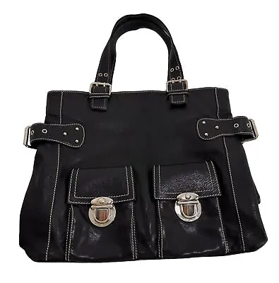 Marc Jacobs Italian Classic Large Black Multi-Pocket Hobo Bag Gilmore Style • $148.88