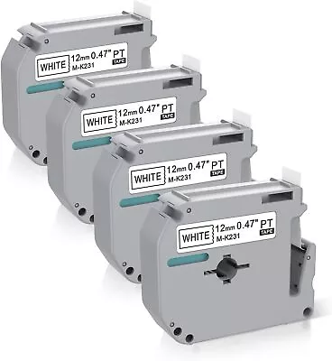 M-K231 M-K231s For Brother P Touch PT-M95PT-90PT-70PT-65 Label Maker Refills • $8.99