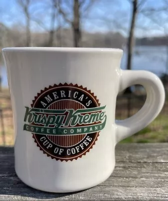 Vtg Krispy Kreme Doughnuts Coffee Mug American's Cup Of Coffee 100% Arabica 4  • $9.91