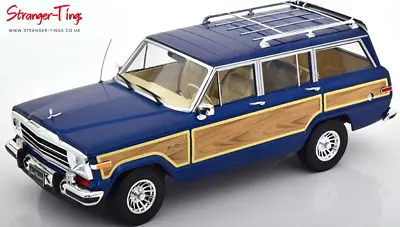 KK Scale Jeep Grand Wagoneer 1989 Blue Metallic 1/18 Scale • £96.99