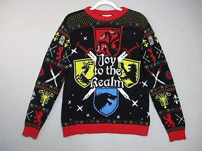 $17.97 • Buy Game Of Thrones Sweater Adult Medium Joy To The Realm Christmas Holiday Party