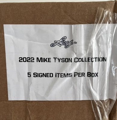 $1399.99 • Buy 2022 Leaf Mike Tyson Collection Box - 5 Autographed Items Glove Photos Auto Card