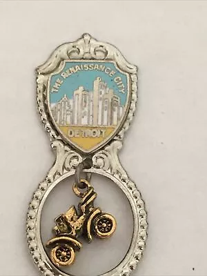 Vintage Souvenir Spoon US Collectible The Renaissance City Detroit Michigan • $3.99