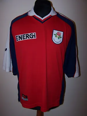 Cricket Lancashire C.C.C Pony 1998 Vintage Away Shirt (MMedium Mens) Jersay • £48