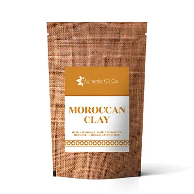 Moroccan Clay Hair Face Mask For Deep Pore Cleansing Ghassoul Lava Clay Powder  • $3.72