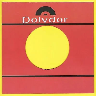 POLYDOR (red & White Logo) - REPRODUCTION RECORD COMPANY SLEEVES - (pack Of 10) • $6.15