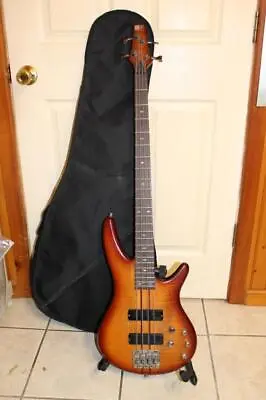 2006 Ibanez Soundgear SR900FM 4 String Electric Bass Guitar - Sunburst • $504.95