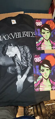 $49.99 • Buy BLACK VEIL BRIDES Andy Black Biersack Shirt Size XS + GHOST OF OHIO COMIC BONUS?