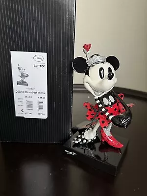 Disney Britto Steam Boat Minnie Mouse Figurine 4059577 NEW • $64.99