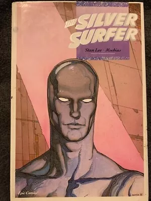 Silver Surfer Parable Moebius HARDCOVER 1988 Marvel Epic Comics Stan Lee Book • $39.99