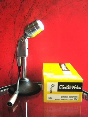 $169 • Buy Vintage 1960's Electro Voice 630 Dynamic Microphone Hi Z Harp Mic W Accessories