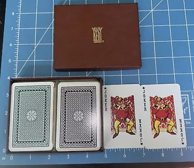 Vintage Double Deck KEM Plastic Coated Playing Cards Copyright 1935  • $14.99