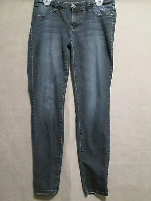 Elle Jeans Womens  10 R Blue Denim Pants Ladies Casual Cute Tapered Leg Casual • $14