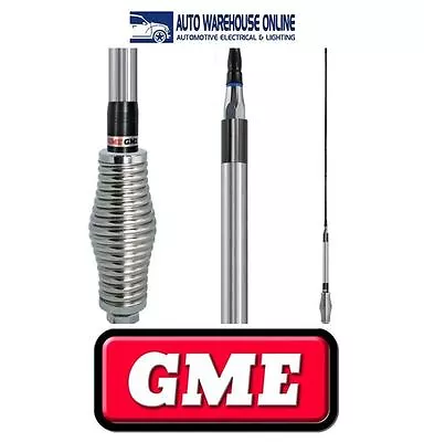 GME AE4018K1 UHF CB Antenna Kit High Gain 6.6dBi W/Spring & 4.5m Coax Cable • $149