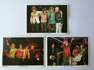 £3.99 • Buy 3 X Rolling Stones Cards Pictures Photos Memorabilia Famous Group Band