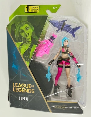 $10.99 • Buy ⚡️League Of Legends The Champion Collection Jinx 4  1st Edition Figure Arcane