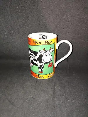 Vintage Dunoon Moo Cow Funny Farm Mug Jane Brookshaw Stoneware Made In Scotland  • £12