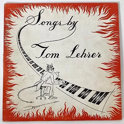 Songs By Tom Lehrer 1953 LP Vintage Vinyl Record 10” Comedy Album 33rpm Original • $7.49