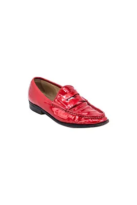 $229 • Buy Gucci Women Shoes Flats 9 Red Leather